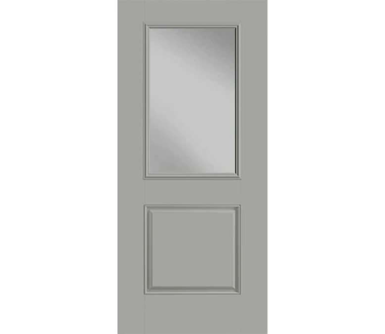 Norfolk Half Light 1 Panel Fiberglass Entry Door