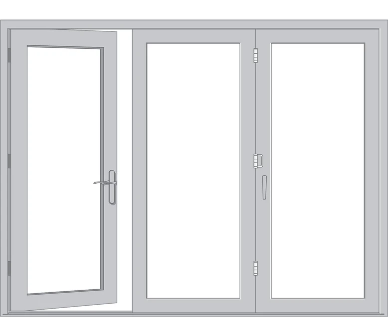 Norfolk Pella Architect Reserve Series Contemporary Bifold Patio Door