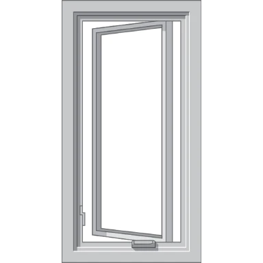 Norfolk Pella Hurricane Shield Series Vinyl Casement Window