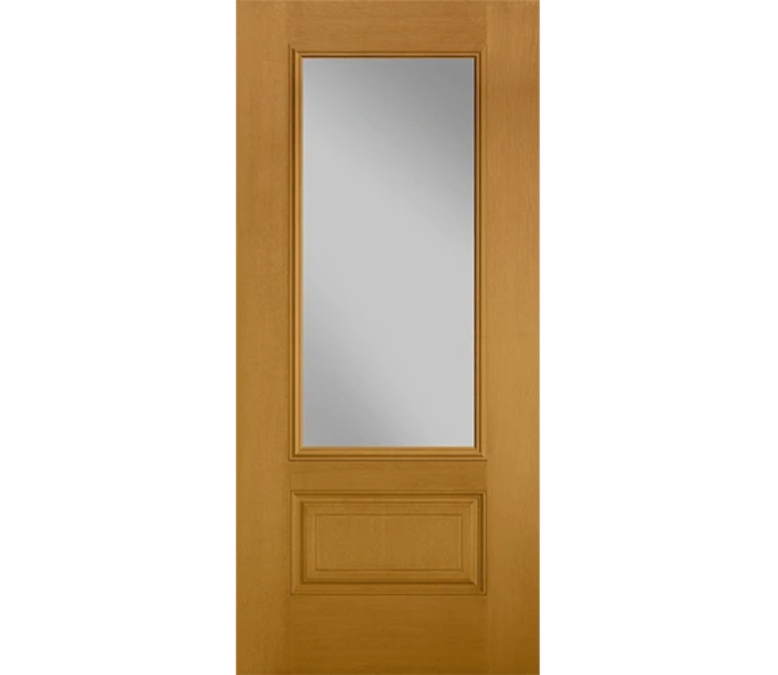 Norfolk Three Quaters light Fiberglass Entry Door