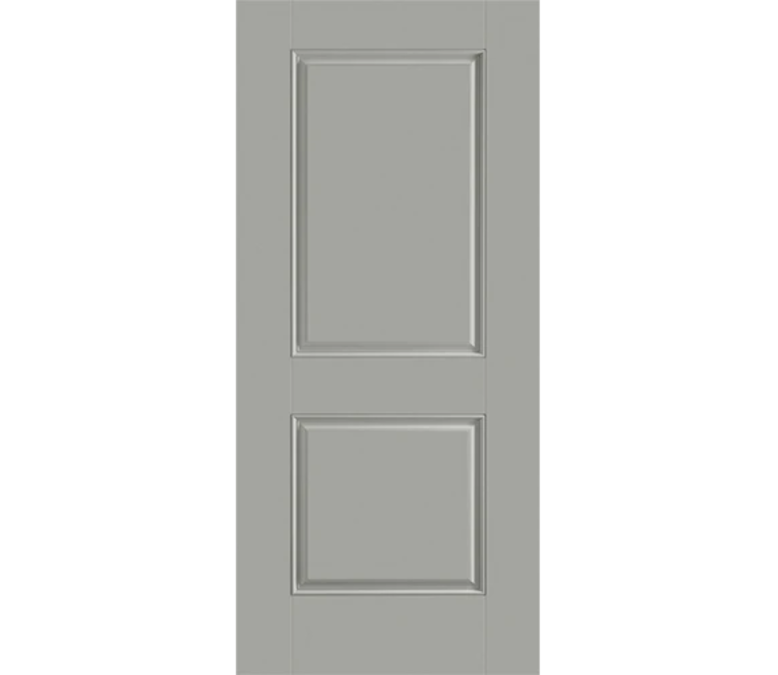 Norfolk Two Panel Square Fiberglass Entry Door